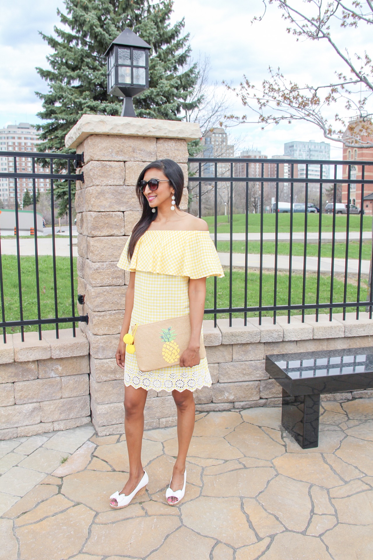 Melara Yellow Gingham Girl Dress