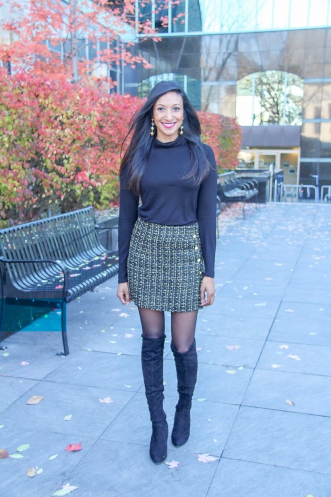 Tweed skirt rebellious outlet fashion